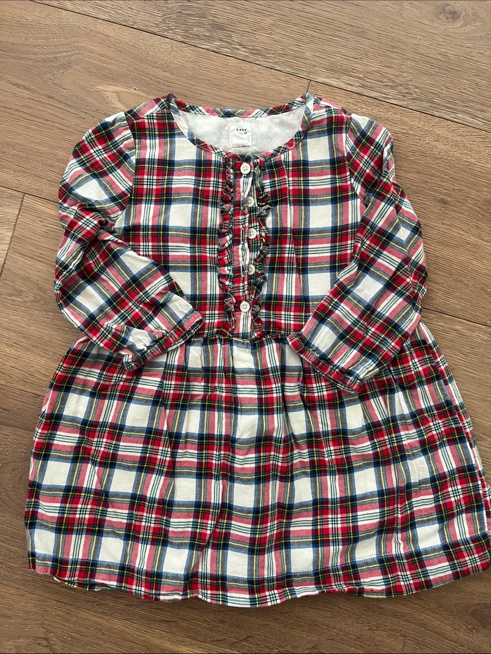 GAP 3t plaid dress